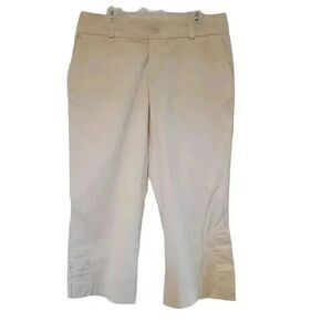 Banana Republic Women's Tan Cotton/Spandex Capris